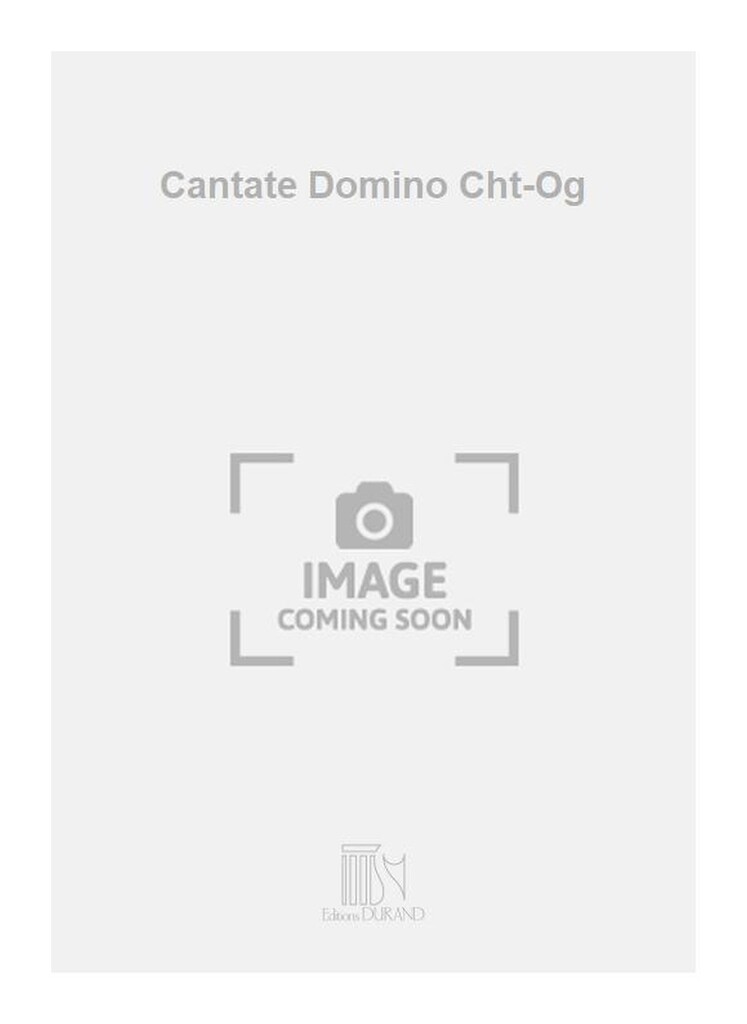 Cantate Domino Cht-Og